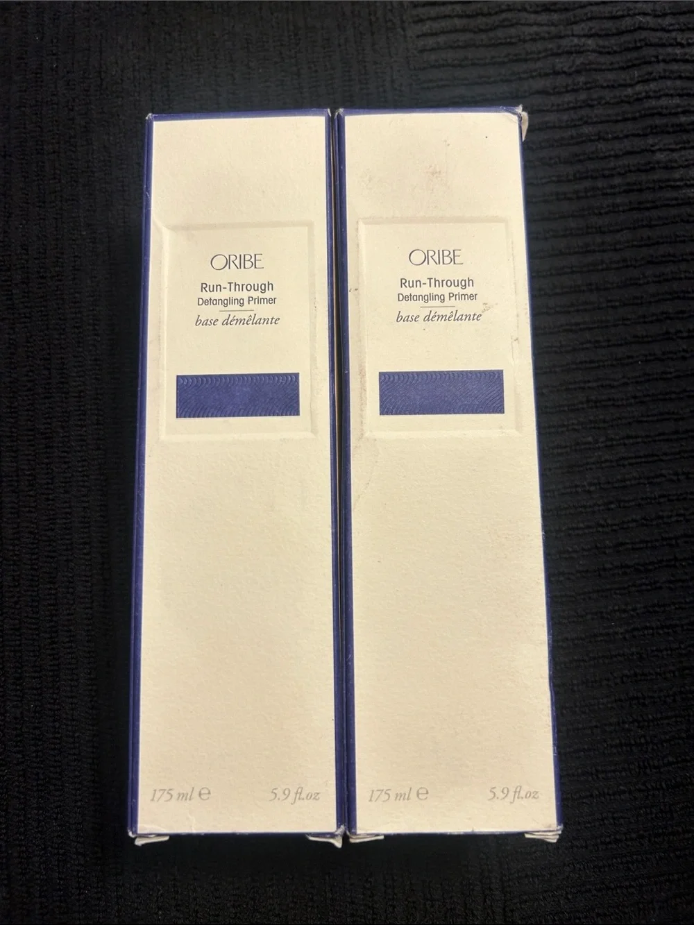 Oribe Run-Through Detangling Primer — White & Blue Accents two boxes brand new
